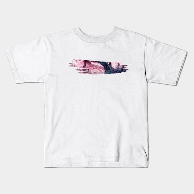 Artwork texture with a little touch of abstract Kids T-Shirt by Pixy Official